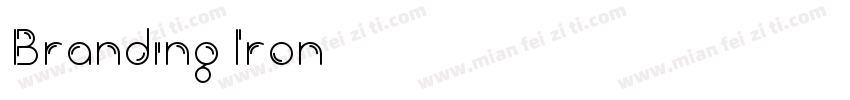 Branding Iron字体转换